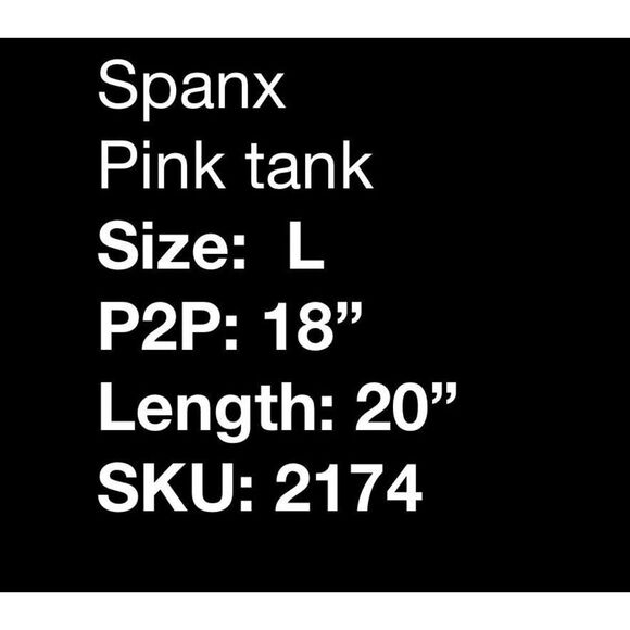 SPANX® Get Moving Shelf Tank- Tulip- Size L - Picture 10 of 10